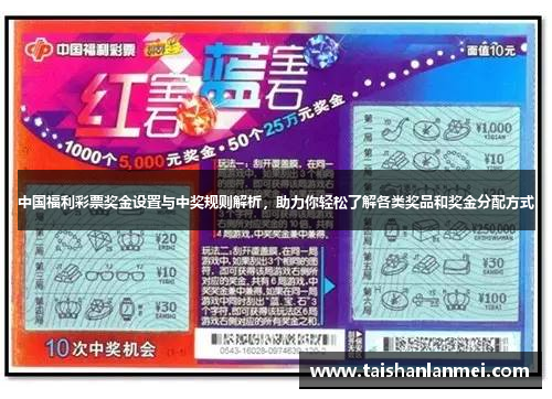 中国福利彩票奖金设置与中奖规则解析，助力你轻松了解各类奖品和奖金分配方式